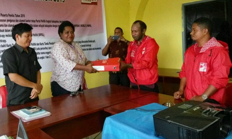 DPD PSI Mimika Optimis Lolos Jadi Peserta Pemilu 2019