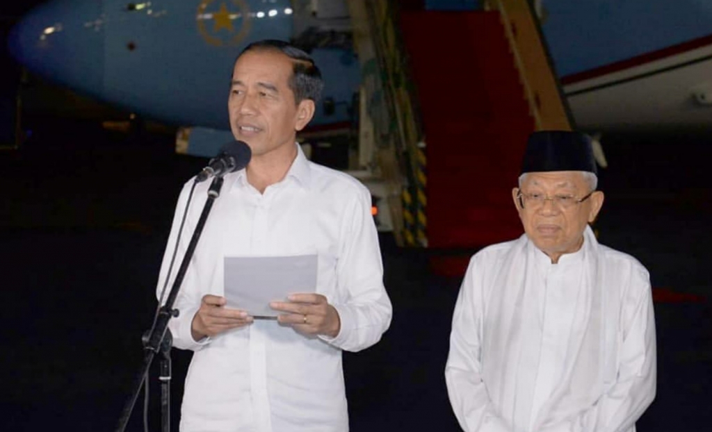 KPU Tetapkan Jokowi-Ma'ruf Amin  Presiden dan Wapres Terpilih