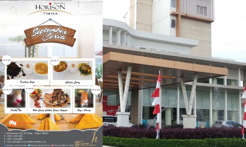 Hotel Horison Ultima Timika Luncurkan Menu “September Ceria”