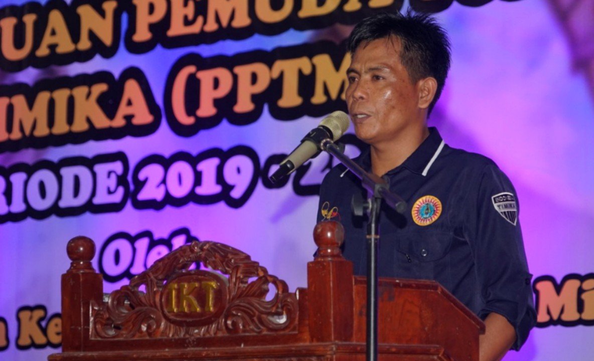 Ketua Persekutuan Pemuda Toraja Mimika (PPTM) Bartolomeus