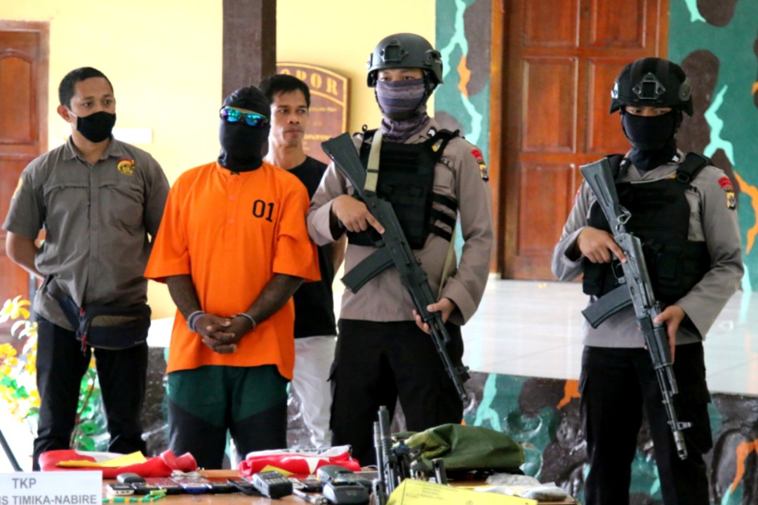 Indius alias Ivan Sambom, oknum Security Freeport diduga kuat terlibat dalam penyerangan Kantor Freeport Kuala Kencana 30 Maret 2020. (Foto: Sevianto/SP)