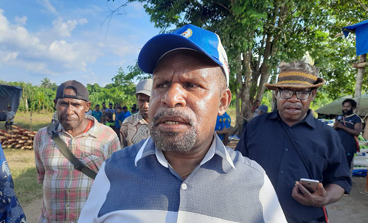 Ketua Harian PB PON XX Papua Yunus Wonda. (Foto: Vidi)