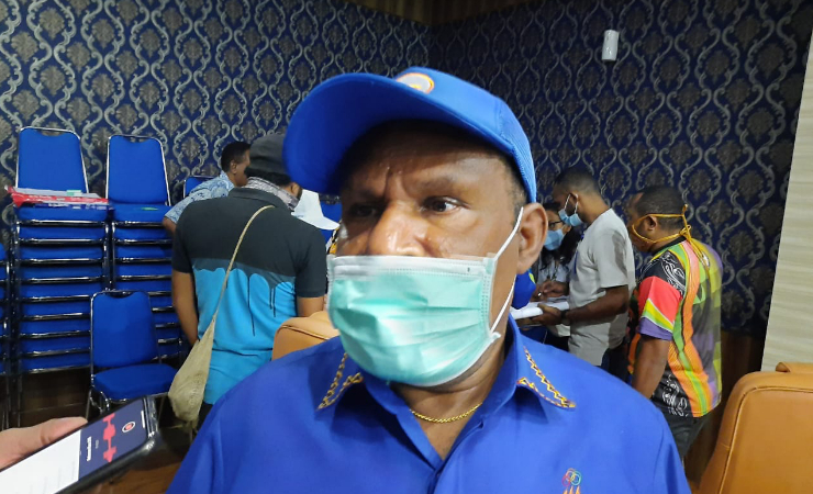 Ketua Harian PB PON Papua, Yunus Wonda. (Foto: Vidi)