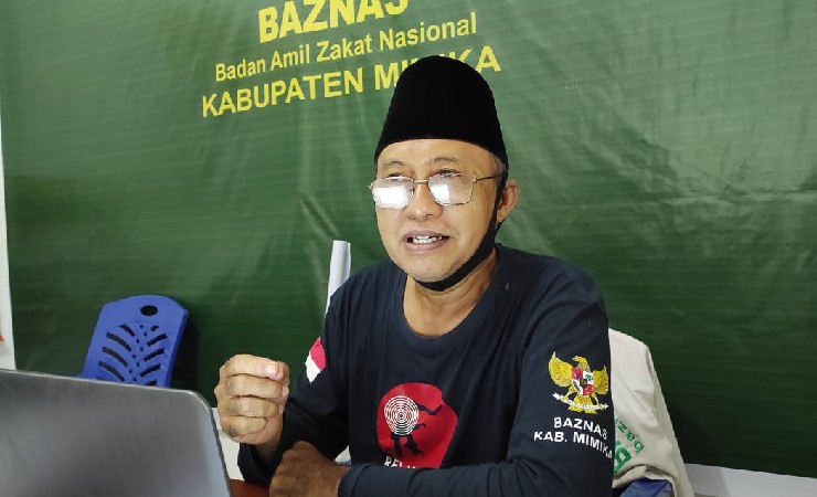 Ketua Baznas Mimika Umar Habib. (Foto: Muji/Seputarpapua)