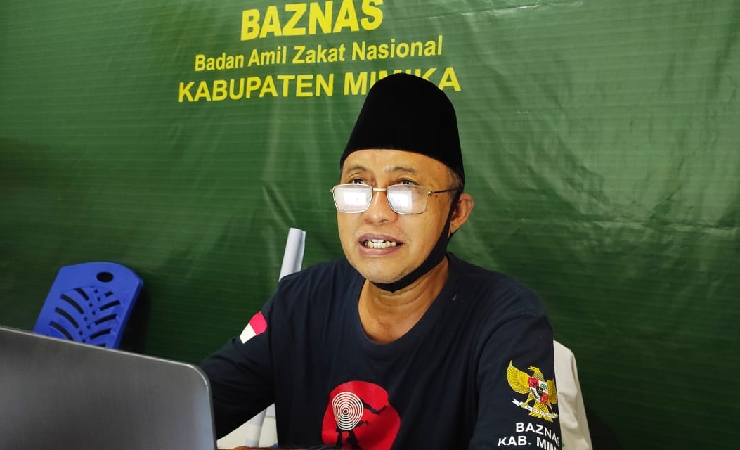 Ketua Baznas Mimika, Umar Habib. (Foto: Muji/Seputarpapua)