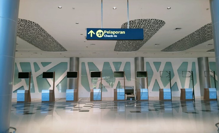 FASILITAS | Fasilitas di Terminal Sisi Selatan Bandara Mozes Kilangin Timika. (Foto: Anya Fatma/seputarpapua)