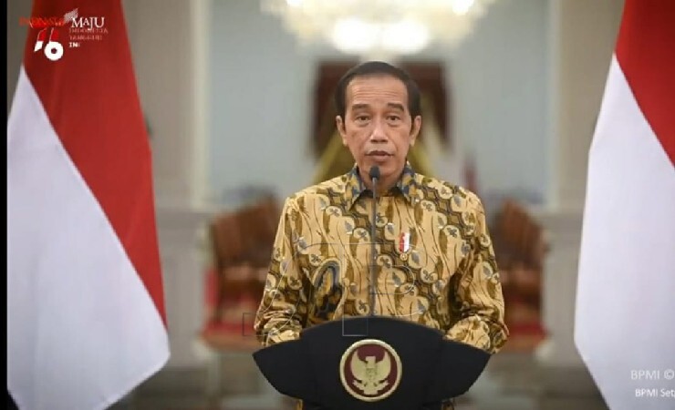 Presiden RI Joko Widodo putuskan PPKM Level 4 diberlakukan. (Tangkapan layar BPMI/Sekretariat Presiden)