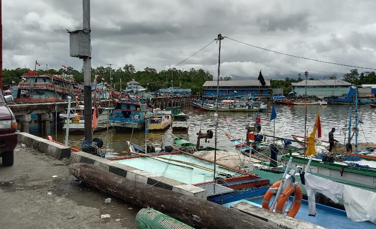 Aktivitas Kapal Nelayan di PPI Poumako (Foto: Dok/Seputarpapua)