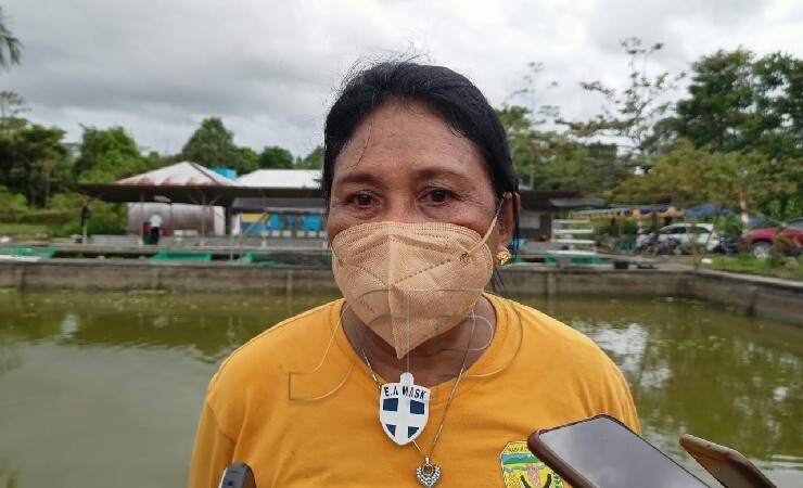 Kepala Dinas Perikanan Kabupaten Mimika, Leentje Siwabessy (Foto: Kristin Rejang/Seputarpapua)