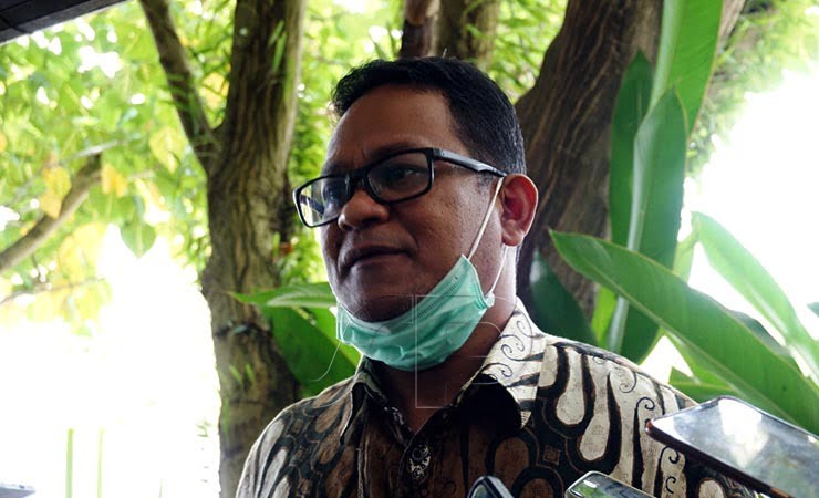 Sekretaris Daerah Kabupaten Mimika, Michael Gomar. (Foto: Anya Fatma/Seputarpapua)