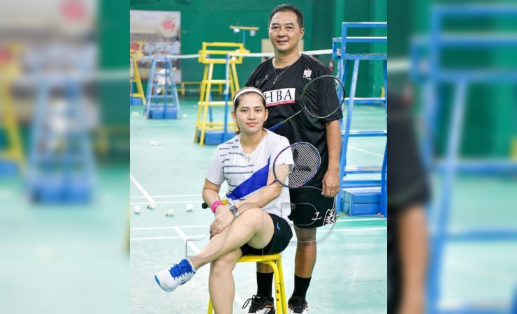 Atlet Para Badminton, Leani Ratri Oktila bersama rekannya Hary Susanto. (Foto: Instagram/Oktila_Ir)