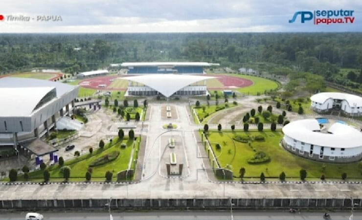 Mimika Sport Complex yang dibangun PT. Freeport Indonesia