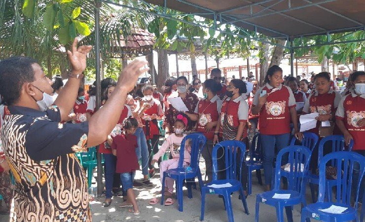 Peserta Pesparawi XIII Kota Jayapura. (Foto: Adi/Seputarpapua)