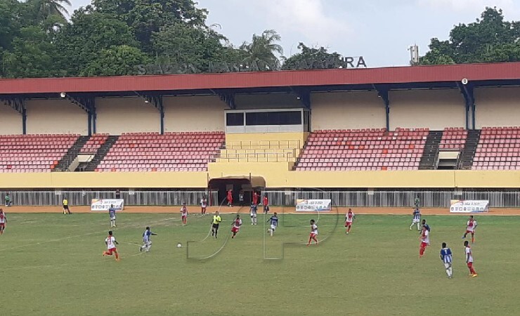 PERTANDINGAN | Pertandingan Liga 3 Zona Papua antara Persimer Merauke VS Peroker Keerom, di Stadion Mandala, Minggu (12/12/2021)