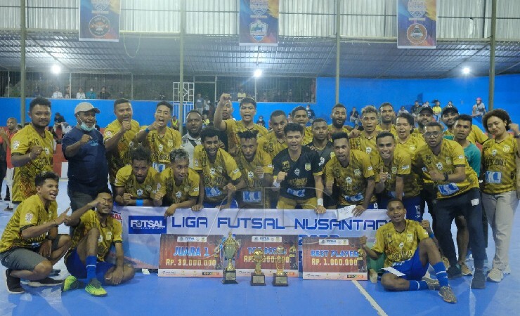Skuad Futsal Mimika (Foto: Vidi/Seputarpapua)