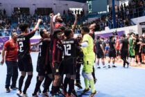 Selebrasi Futsal Papua raih medali emas di PON XX Papua. (Foto: Humas PON XX)