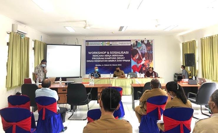 Workshop dan Sosialisasi Kerja Bersama Program Kampung Sehat, 1 Maret 2022. (Foto: Anya/Seputarpapua)