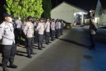 Anggota Polres Merauke melakukan apel bersama. (Foto: Emanuel/Seputarpapua)