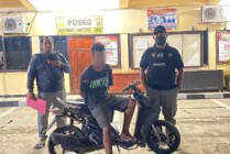 DITANGKAP | Pelaku IK yang merupakan residivis kasus curanmor kembali ditangkap Polisi. (Foto: Humas Polda Papua)