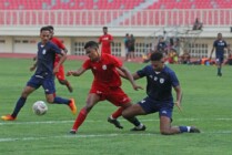 Persipura Jayapura dalam laga ujicoba di Stadion Lukas Enembe, Sabtu (16/7/2022). (Foto: Vidi/Seputarpapua)