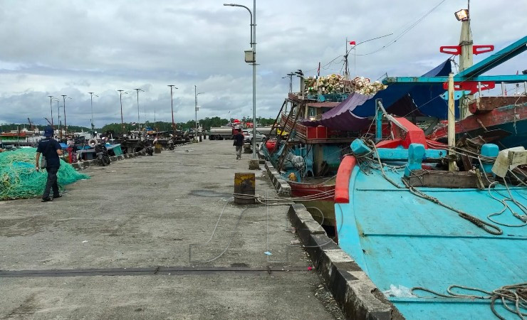 Pelabuhan Pendaratan Ikan di Kabupaten Mimika. (Foto: Sevianto/Seputarpapua)