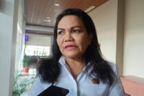 Kepala Dinas Pendidikan Kabupaten Mimika, Jeni Usmani (Foto: Kristin Rejang/Seputarpapua)