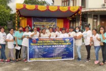 Perwakilan Kaspar Katedral Tiga Raja foto bersama usai mengikuti lomba dalam Open Ceremony HUT ke-12 Konsekrasi Katedral Tiga Raja, Sabtu (30/7/2022). (Foto: Panitia HUT Konsekrasi)