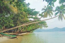 Pantai Harlem di Kabupaten Jayapura