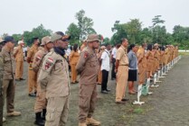 Suasana apel pagi, Senin (8/7/2022). (Foto: Kristin Rejang/Seputarpapua)