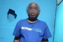 TW (48), pelaku pencabulan terhadap ponakannya 11 tahun ditangkap petugas Polresta Jayapura Kota, Papua. (Foto: Ist)