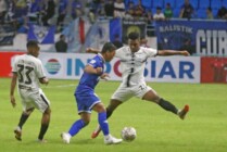 Pemain Persipura ketika berlaga. (Foto: Vidi)