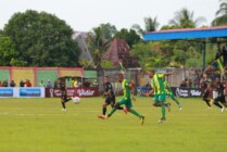 Duel PSBS Biak Vs Persewar, pada Minggu (18/9/2022). (Foto: Official PSBS Biak)