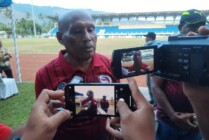 Ketua ASPROV PSSI Papua, Benhur Tomi Mano. (Foto: Vidi)