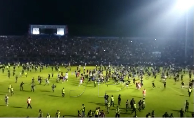 Insiden di Stadion Kanjuruhan, Malang. (Foto: Ist)
