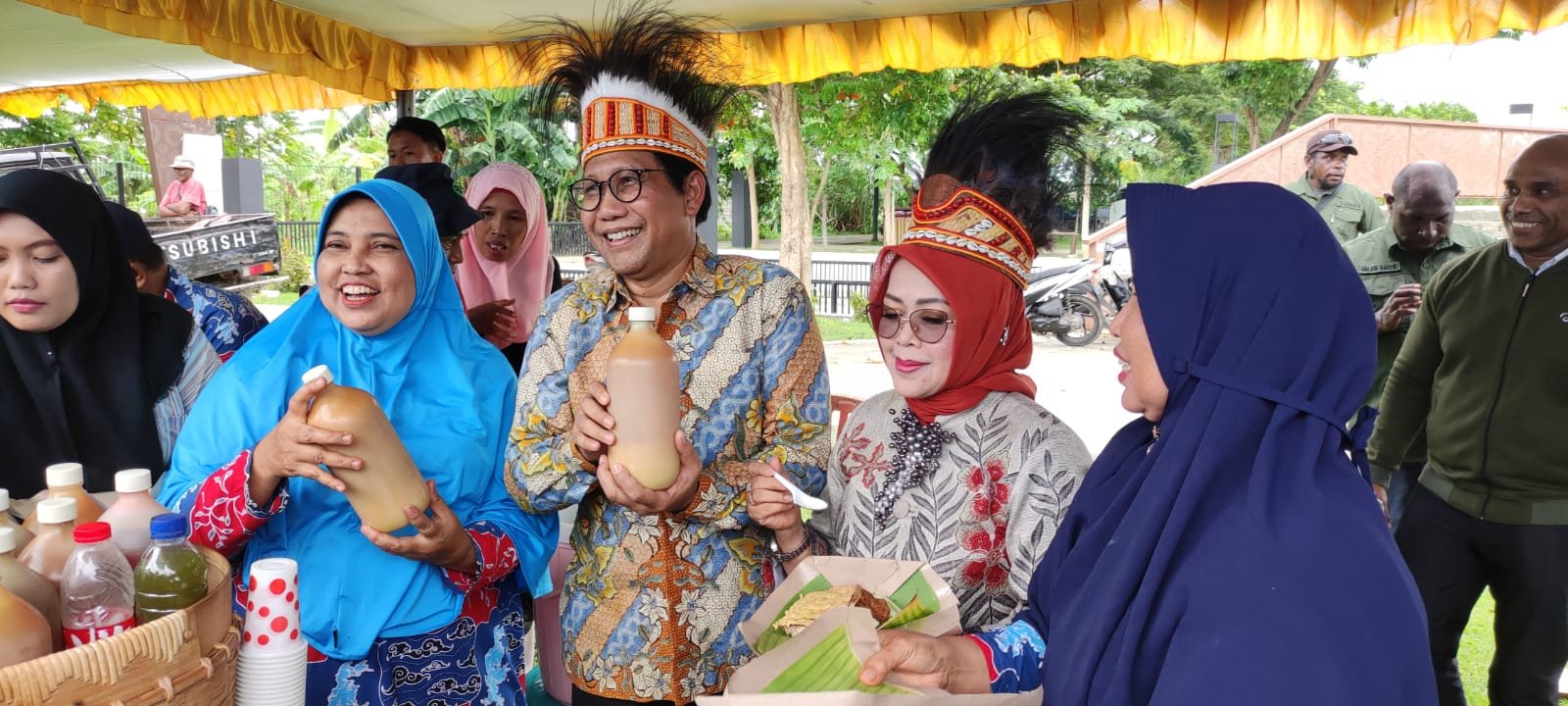 Mendestrans, Abdul Halim Iskandar, saat melakukan kunjungan kerja di Merauke, Papua Selatan, Senin (12/12/2022). (Foto: Emanuel)