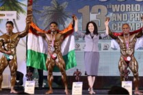 Edo Apcowo saat memenangkan emas kejuaraan dunia. (Foto: Humas PBFI Papua)