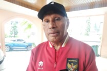 Benhur Tomi Mano, Ketum Asprov PSSI Papua. (Foto: Vidi/Seputarpapua)