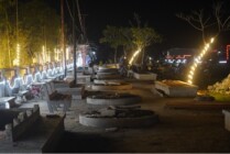 Suasana Taman Mappi Bangkit pada malam hari. (Foto: Ist/Humas Mappi)