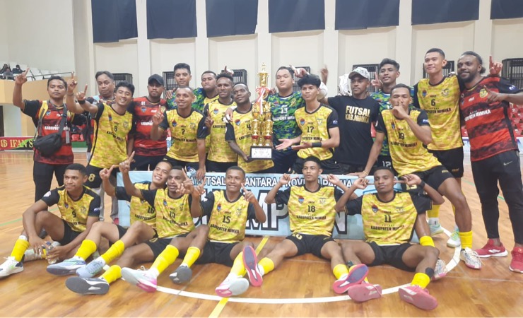 Tim Futsal Mimika. (Foto: Vidi/Seputarpapua)