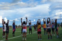 Atlet Rugby Papua melakukan latihan. (Foto: Vidi/Seputarpapua)