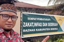 Plt Ketua Baznas Mimika H Nastur Ahmad. (Foto: Ist)