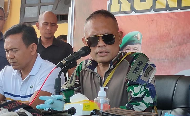 Danrem 172/PWY Brigjen TNI J.O Sembiring yang juga Komandan Komando Pelaksana Operasi (Dankolakops) Pembebasan Pilot Susi Air. (Foto: Saldi/Seputarpapua)