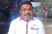 Ketua Pengprov IPS Papua Alfius Demena (Foto: Vidi/Seputarpapua)