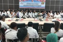 Suasana pertemuan antara Pemkab Mappi dengan Kemen PAN RB. (Foto: Humas Mappi)