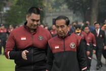 Presiden Joko Widodo dan Menpora. (Foto: Kemenpora)