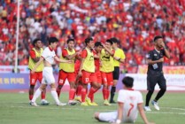 Skuad Garuda Indonesia usai mengalahkan tim Vietnam. (Foto: Dok PSSI)