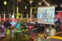 Suasana Taman Mappi Bangkit saat pemutaran film anak-anak. (Foto: Dok Humas Mappi)