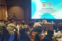 Suasana pertemuan antara Tim PPUU DPD RI dengan PTFI dan Pemkab Mimika di Rimba Papua Hotel, Kamis (8/6/2023). (Foto: Fachruddin Aji/Seputarpapua)