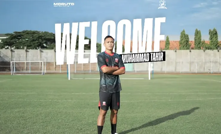 Muhammad Tahir berseragam Madura United. (Foto: Dok official Madura United)