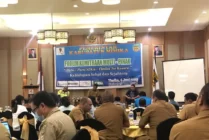 Forum kemitraan multi pihak TPB/SDGs diselenggarakan di salah satu hotel di Timika, Selas (6/6/2023). (Foto: Anya Fatma/Seputarpapua)